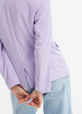 Blazer met een knoop • lichtviolet • bonprix online shop