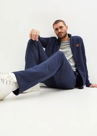 Dres sportowy z czystej bawełny organicznej (komplet 2-cz.) • ciemnoniebieski • sklep bonprix