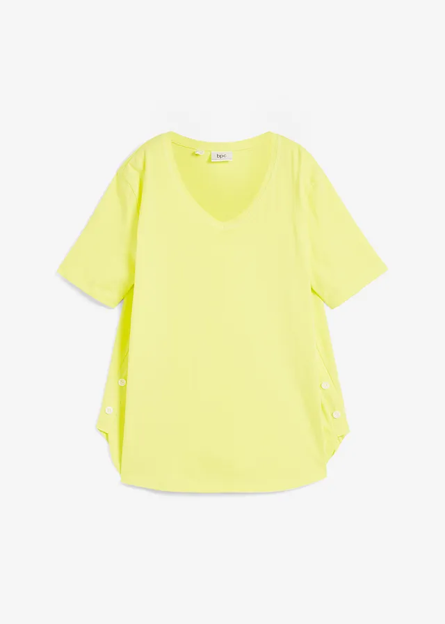 T-shirt ample en coton • vert citron • Boutique bonprix