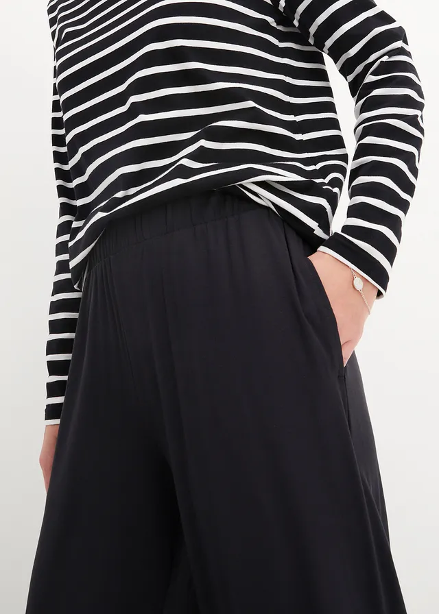 Lot de 2 pantalons 7/8 en jersey à taille haute • noir/noir • product-page.page-title-suffix