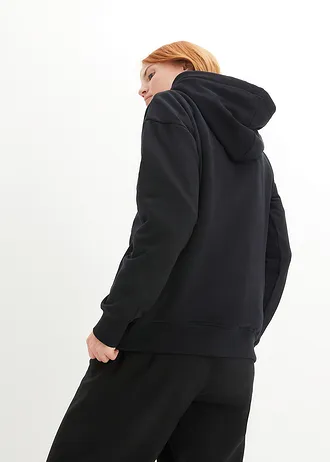 Oversized hoodie, Kleur: zwart