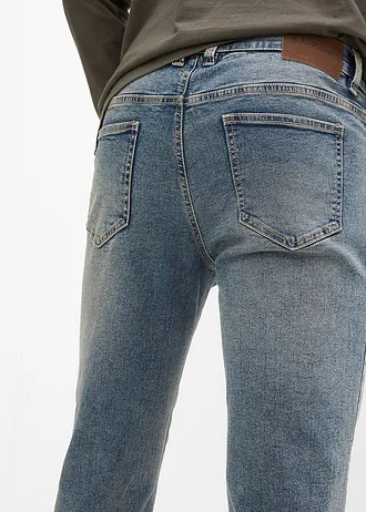 Blugi Regular Fit, bootcut • albastru denim/bej uzat • magazin bonprix