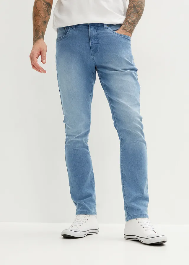 Jean slim léger, droit • denim bleu clair • product-page.page-title-suffix