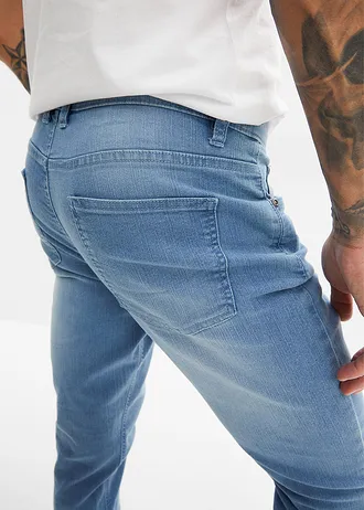 Džínsy Slim Fit, rovné, ľahké • svetlomodrá denim • obchod bonprix