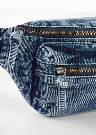 Torebka saszetka z denimu • niebieski denim • sklep bonprix