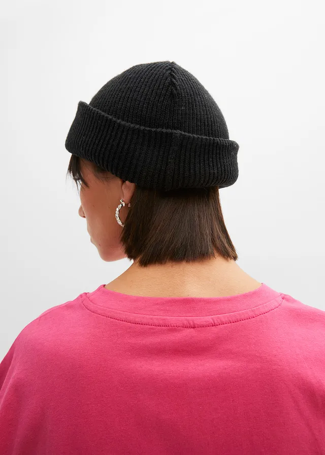 T-shirt oversize 100% coton • fuchsia-noir imprimé • product-page.page-title-suffix