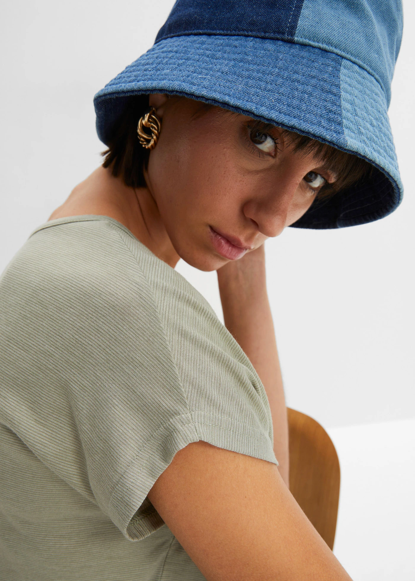 Dlouhé triko z viskózové směsi • mořské řasy s potiskem • bonprix obchod