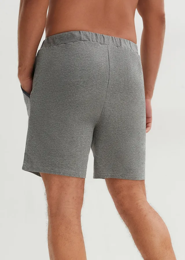 Lots de 2 shorts de pyjama • gris chiné+bleu nuit • product-page.page-title-suffix