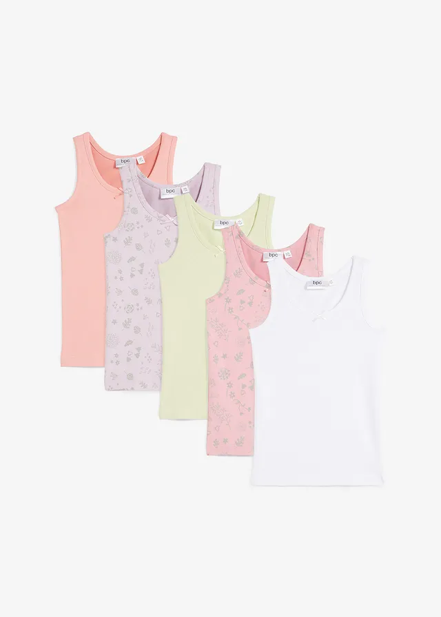 Lot de débardeurs en coton doux • coloris pastel • Boutique bonprix