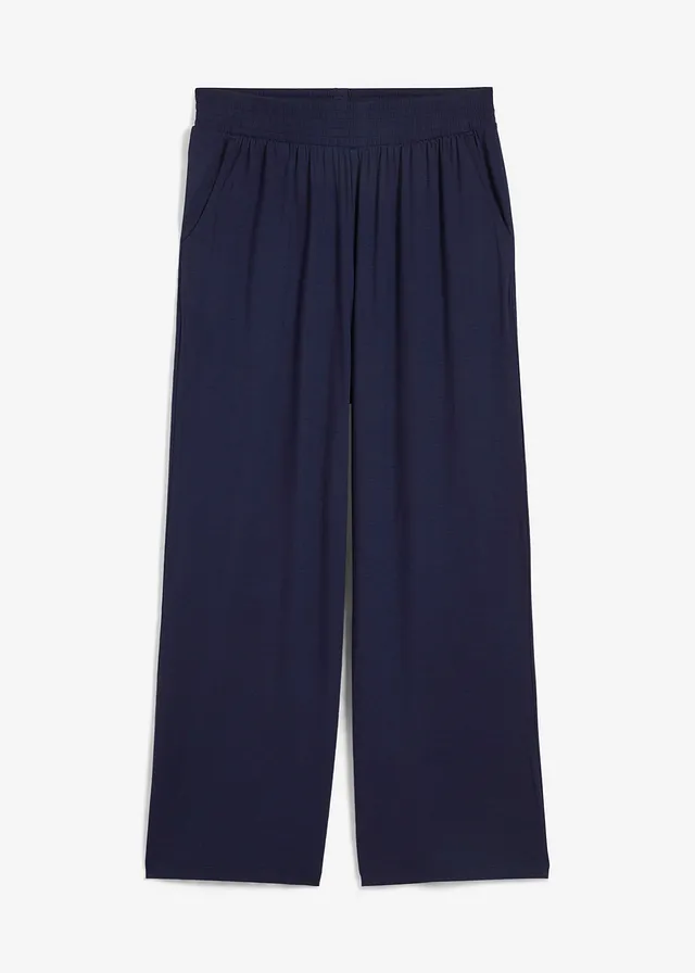 Pantaloni 7/8 din jerse cu viscoză fluidă