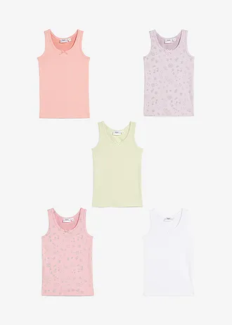 Lot de débardeurs en coton doux • coloris pastel • Boutique bonprix