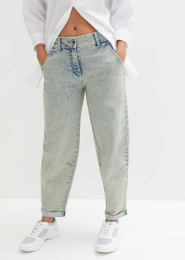 Jeans met vintage wassing • blue stone • product-page.page-title-suffix