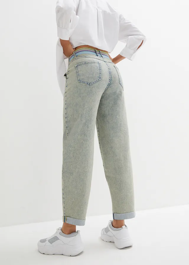 Jeans met vintage wassing • blue stone • product-page.page-title-suffix