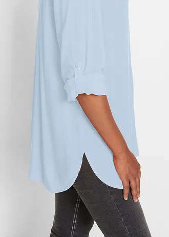 Tuniek van zachte viscose • lichtblauw • bonprix online shop