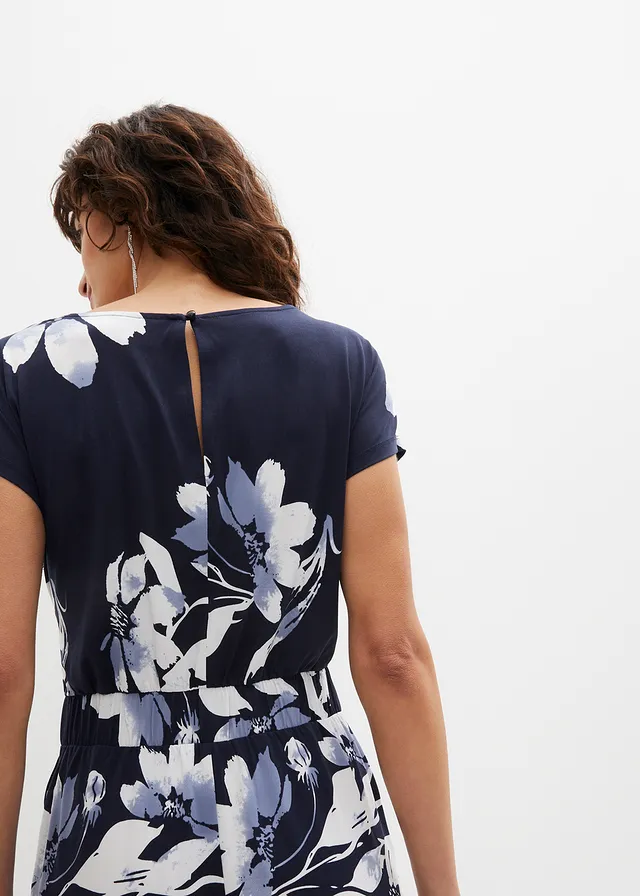 Combinaison avec lien à nouer • bleu foncé/blanc floral • product-page.page-title-suffix