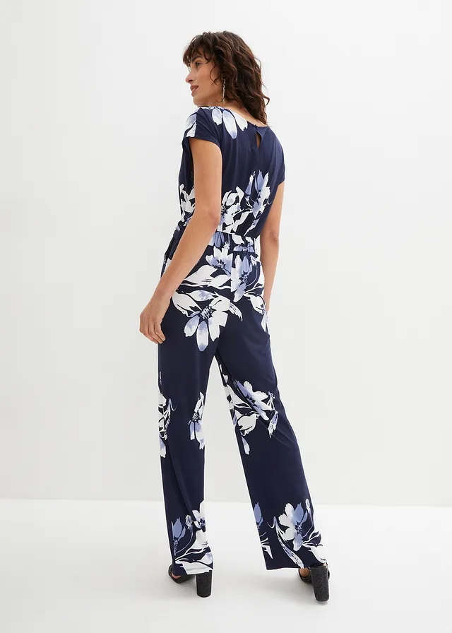 Combinaison avec lien à nouer • bleu foncé/blanc floral • product-page.page-title-suffix