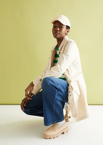 Trenčkot • oblázkově béžová • bonprix obchod