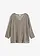 Ajour trui in een viscosemix, Kleur: taupe