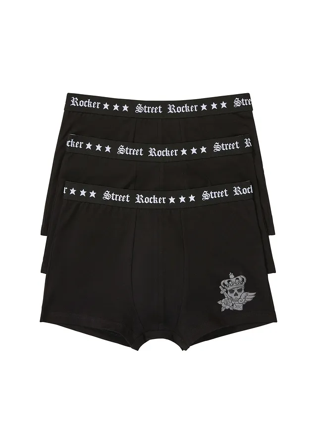 Chilot boxer mulat cu bumbac (set/3 buc.)