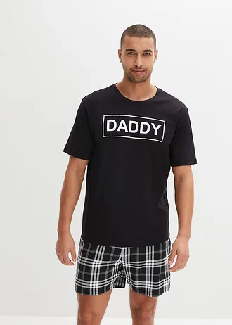 Shortama (2-dlg. set) • zwart geruit • bonprix online shop