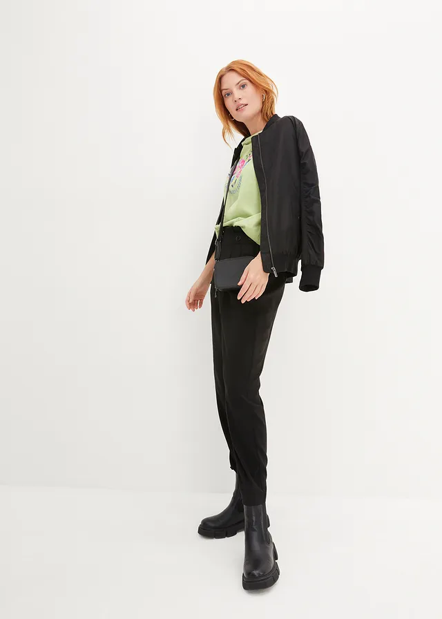 Oversize bluzon • černá • bonprix obchod