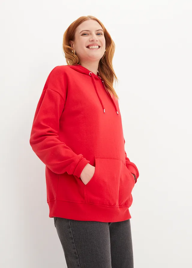 Oversized hoodie • rood • product-page.page-title-suffix