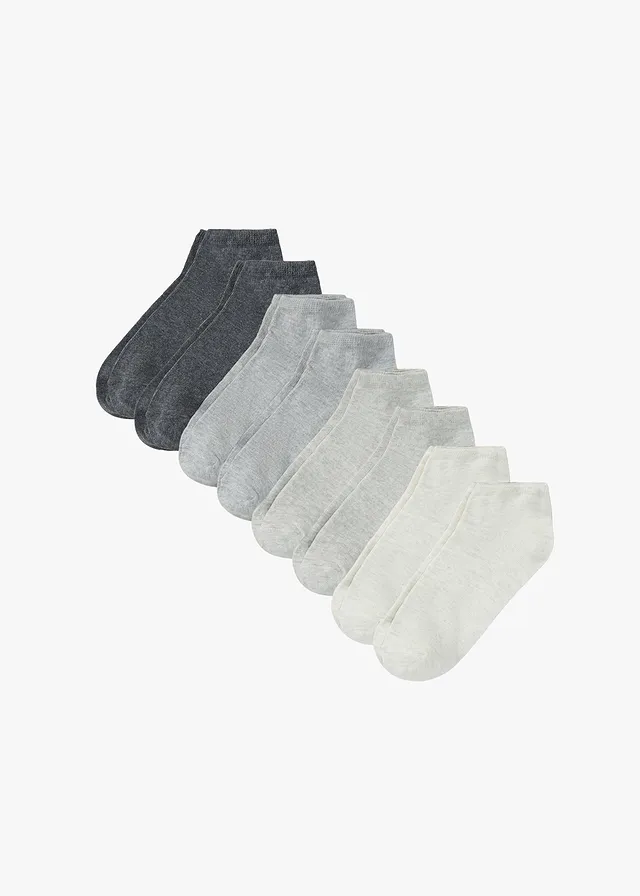 Sneakersokken van biologisch katoen (8 paar)
