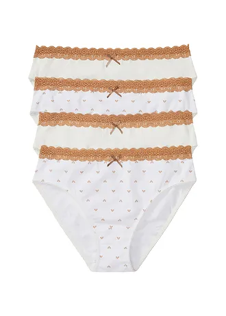 Lot de 4 slips maxi coton