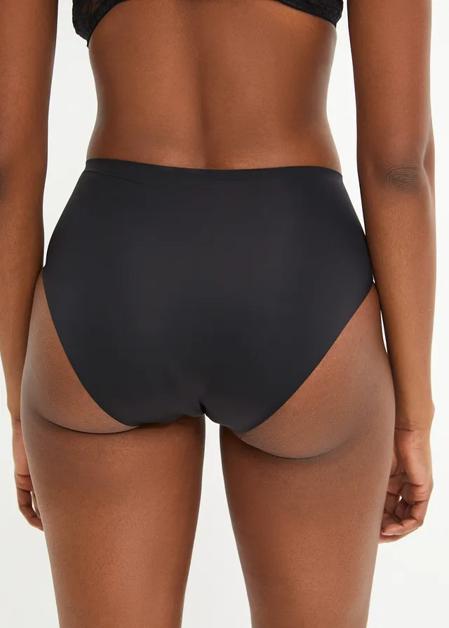 Lot de 3 culottes sans couture Feel Comfort, Couleur: noir