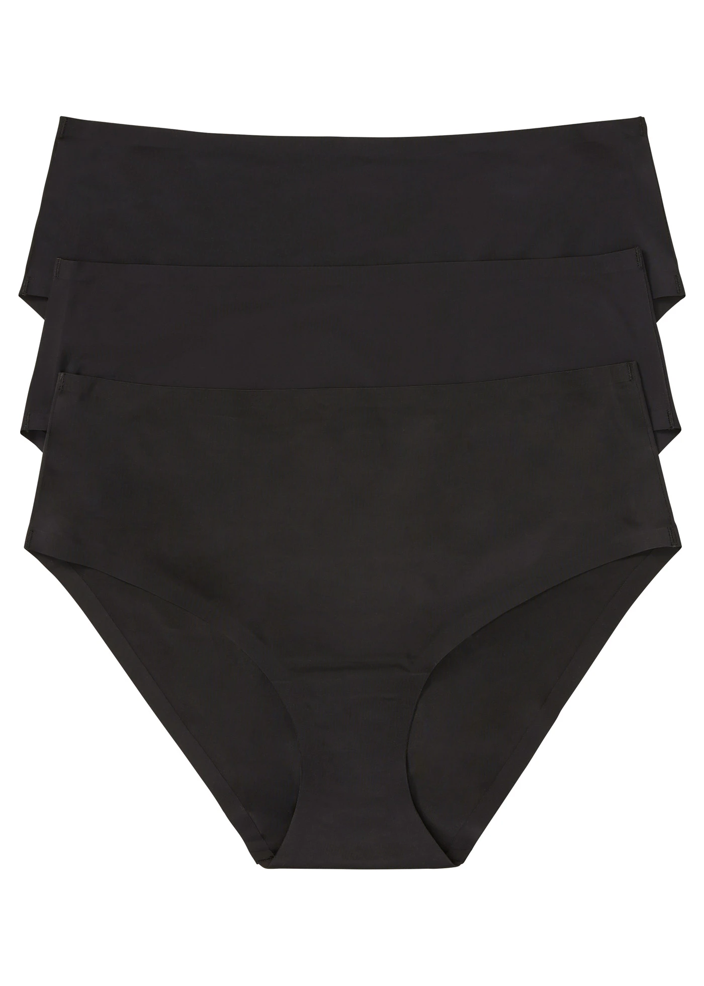 Bezešvé bokové kalhotky Feel Comfort (3 ks v balení) • černá • bonprix obchod