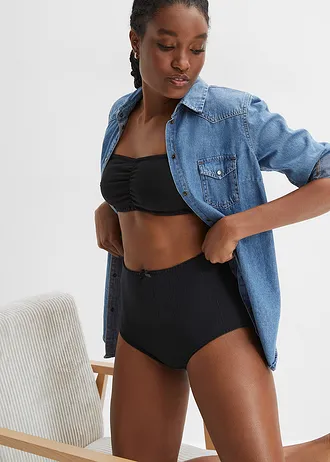 Tailleslip (set van 4), Kleur: zwart