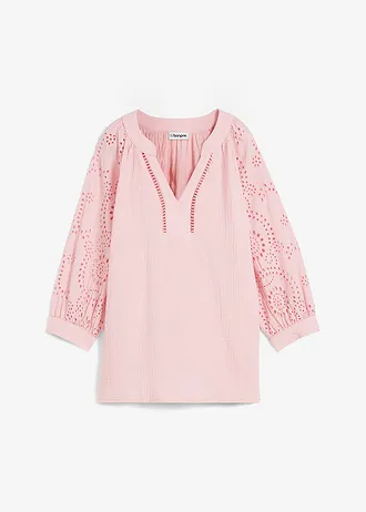 Tuniek van luchtige mousseline