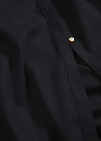 Ruha zsebekkel, lenvászon-viszkóz keverékből • fekete • bonprix áruház