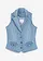 Stretch jeans gilet, Kleur: ijsblauw denim