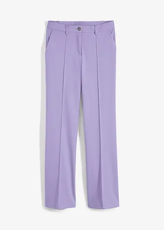 Pantalon de tailleur, jambe évasée • lavande • Boutique bonprix