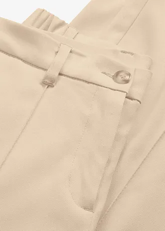Pantalon de tailleur, jambe évasée • beige galet • Boutique bonprix