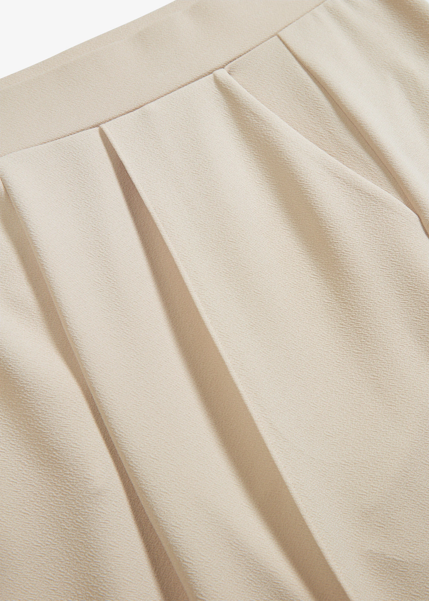 Kalhoty bez zapínání, z pevného interlocku • světle písková • bonprix obchod