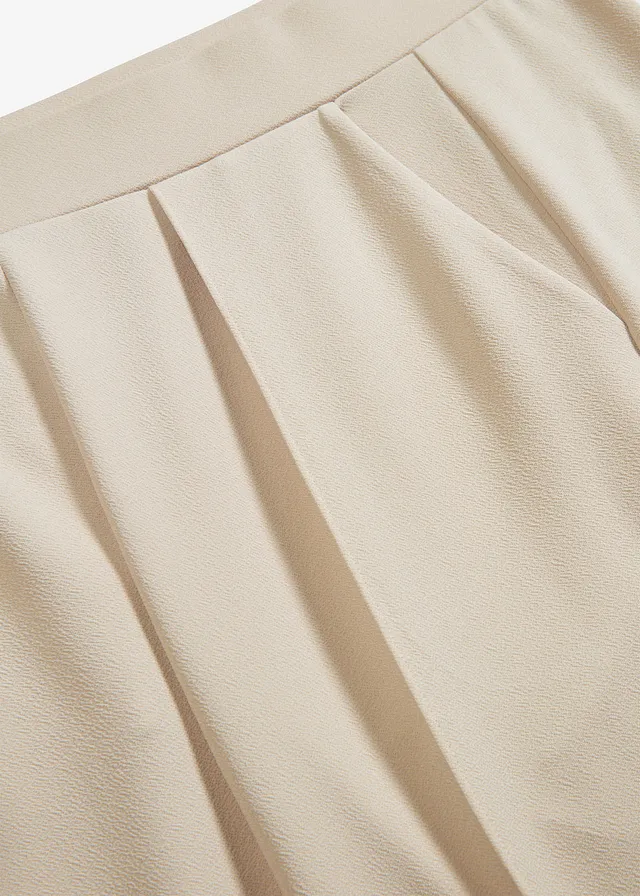 Pantalon élastiqué en interlock épais • sable clair • product-page.page-title-suffix