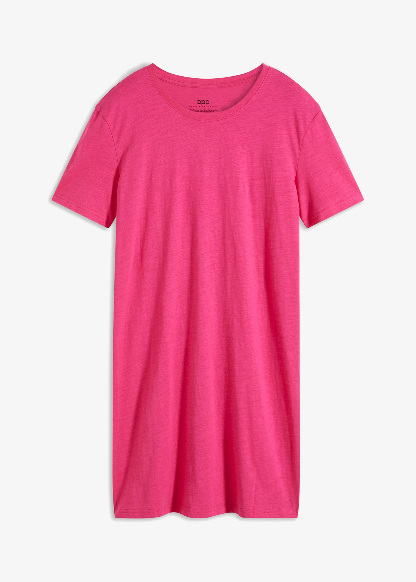 Koszula nocna oversized z przędzy mieszankowej • różowy „pink lady” • sklep bonprix