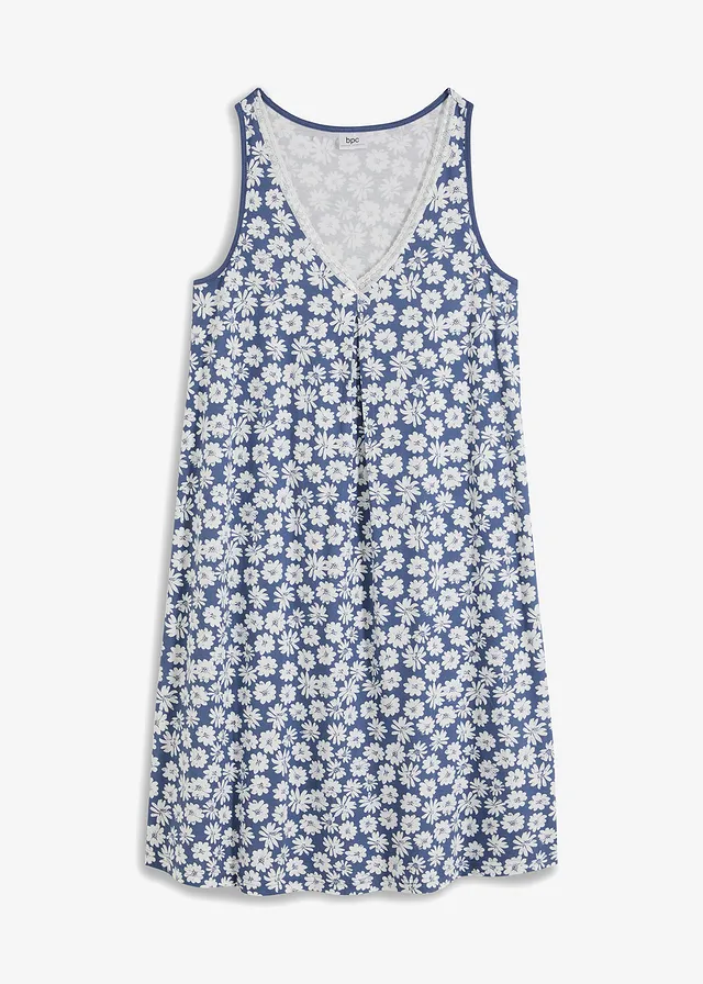 Nuisette en viscose mélangée • bleu jean/écru • Boutique bonprix