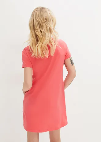 Hálóing bio-pamutból, szín: édenpink-mintás