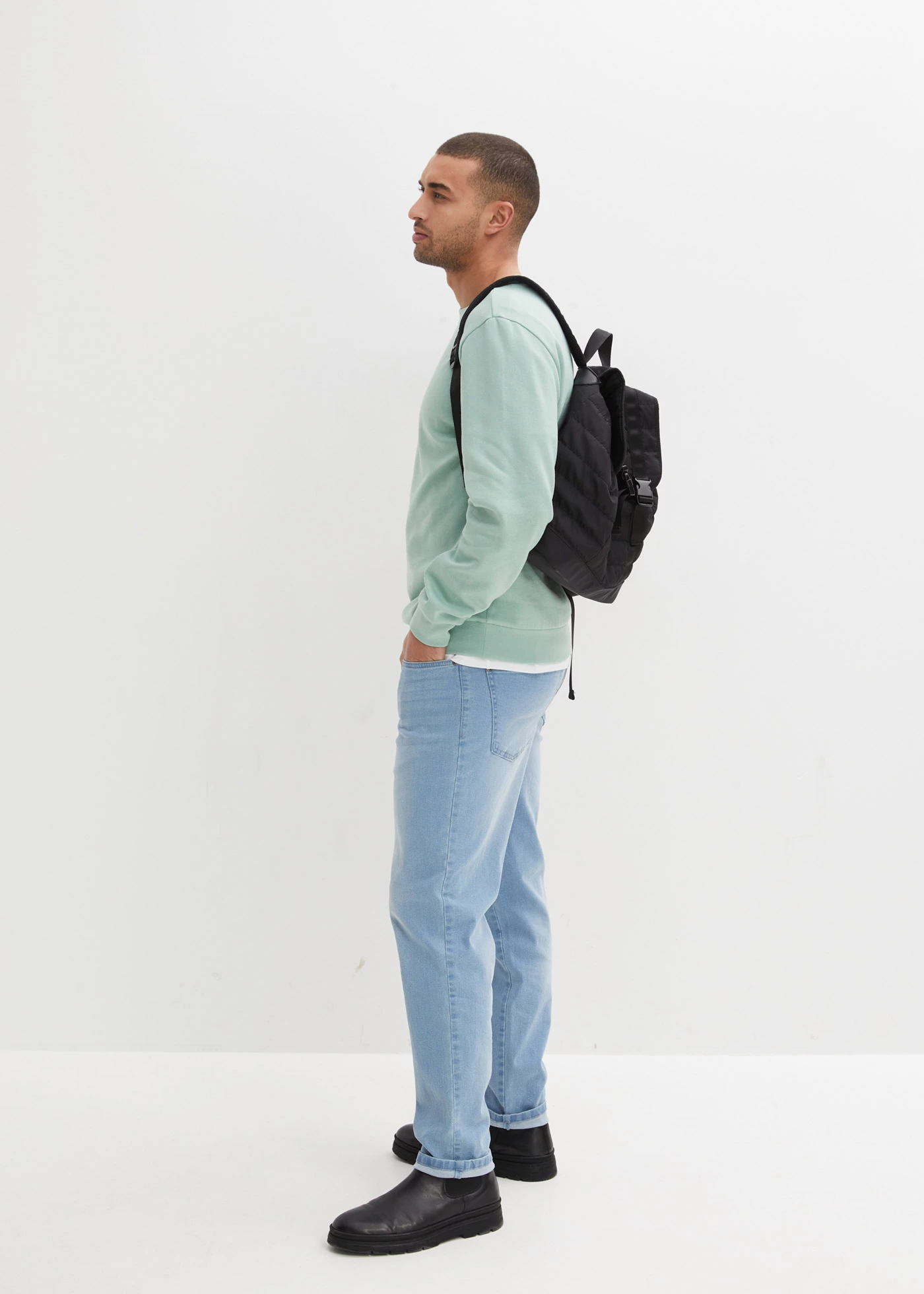 Sweater in regular fit • pastelgroen • bonprix online shop