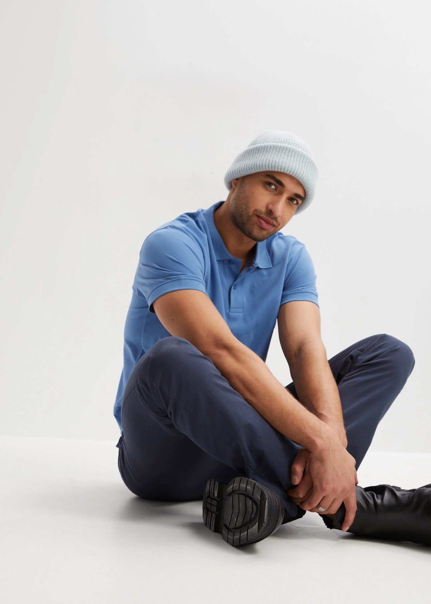 Pólo tričko z piké z čisté organické bavlny • křišťálově modrá • bonprix obchod