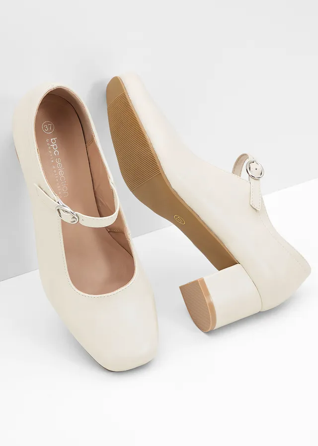 Escarpins à bride • blanc crème • product-page.page-title-suffix