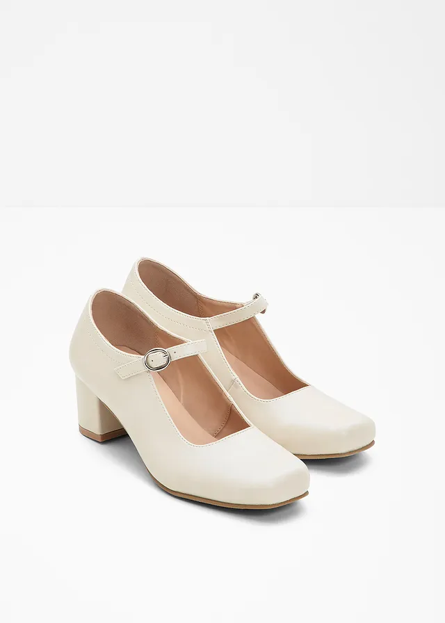 Escarpins à bride • blanc crème • product-page.page-title-suffix