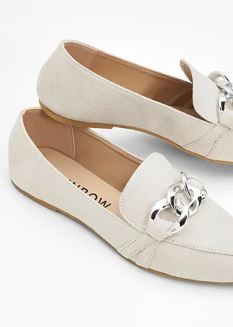 Mocassins avec chaîne • beige • Boutique bonprix