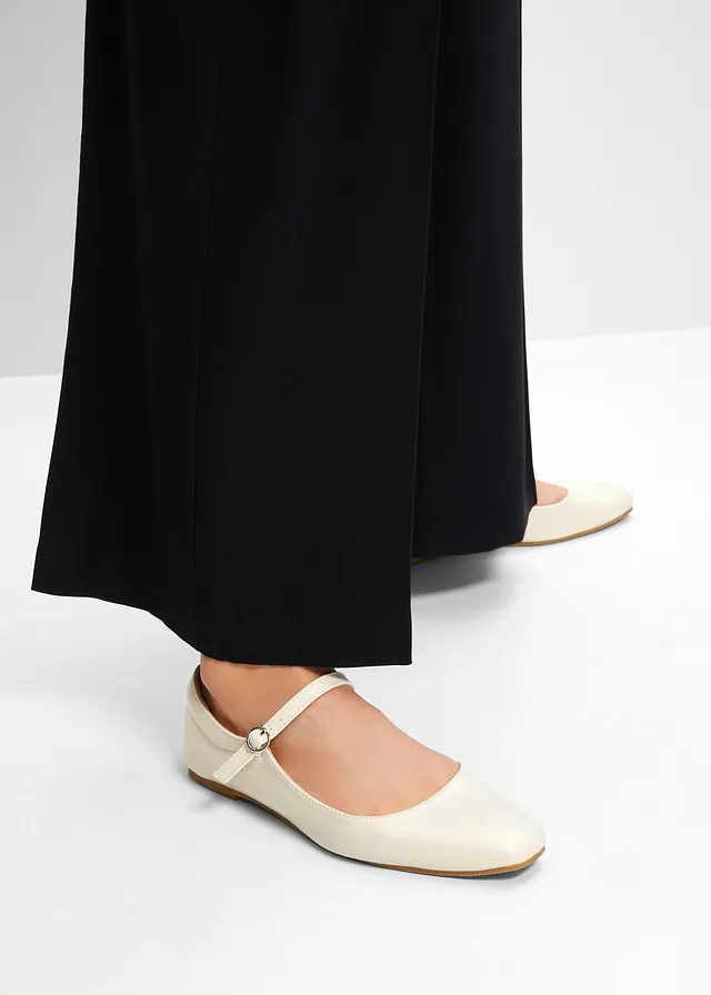 Baleríny Mary Janes • prírodná • obchod bonprix