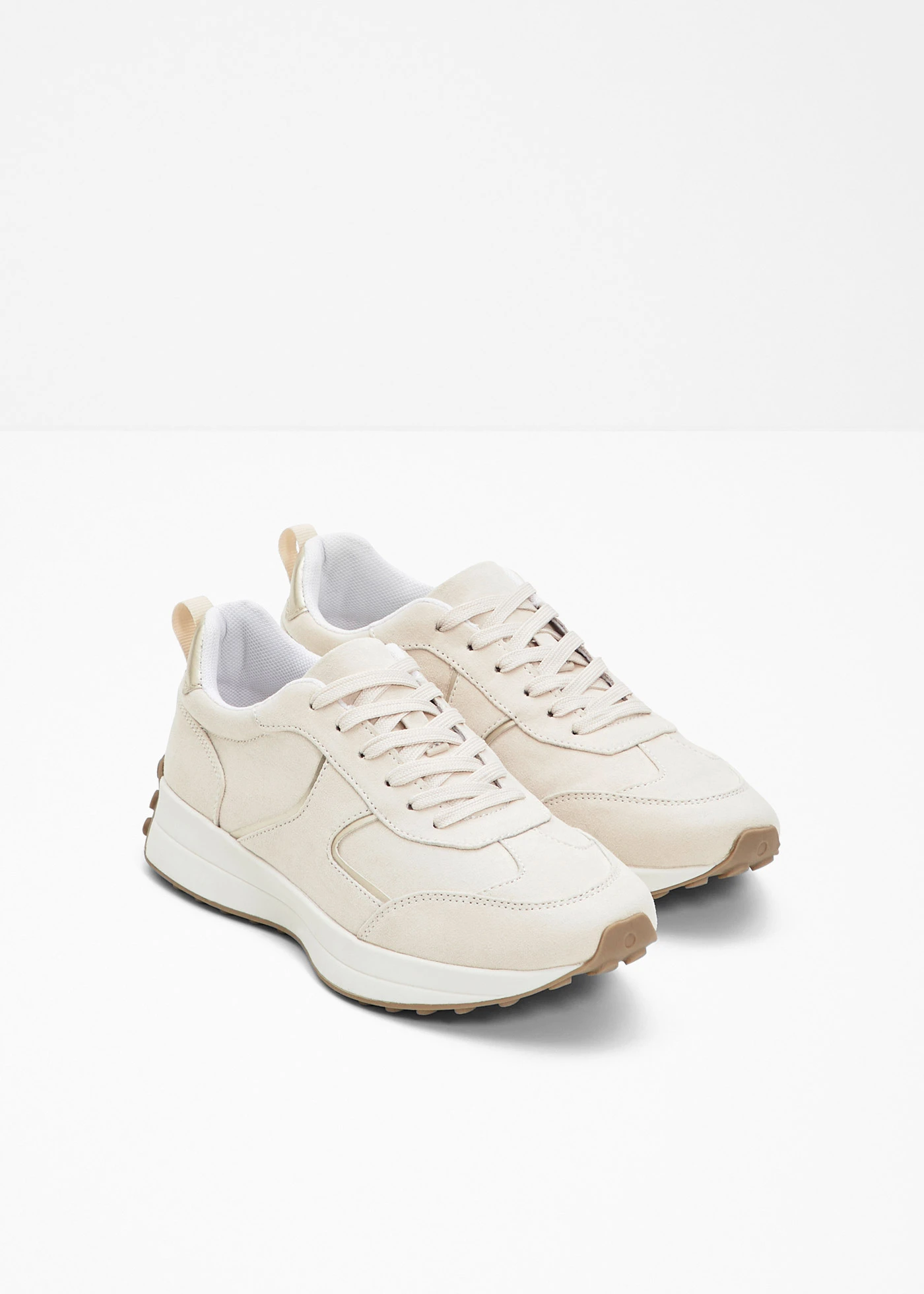 Tenisky s metalickými detaily • krémová • bonprix obchod