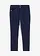 Regular fit stretch broek, straight, Kleur: donkerblauw