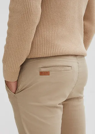 Pantalon droit taille élastiquée, slim • new kaki • Boutique bonprix